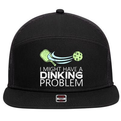 Funny Pickleball Lover Pickleball Player Pickleball 7 Panel Mesh Trucker Snapback Hat