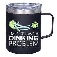 Funny Pickleball Lover Pickleball Player Pickleball 12oz Stainless Steel Coffee Mug