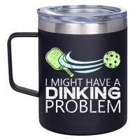 Funny Pickleball Lover Pickleball Player Pickleball 12oz Stainless Steel Coffee Mug