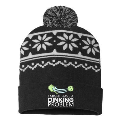 Funny Pickleball Lover Pickleball Player Pickleball USA-Made Snowflake Beanie