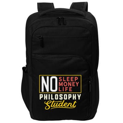 Funny Philosophy Major Studen Graduation Gift College Impact Tech Backpack