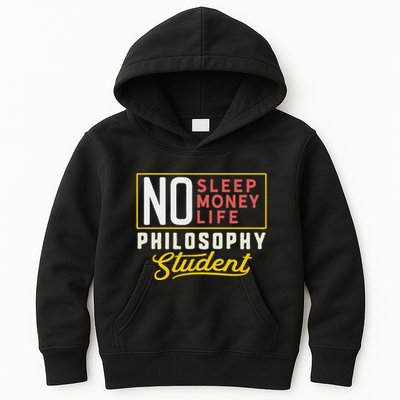 Funny Philosophy Major Studen Graduation Gift College Kids Hoodie