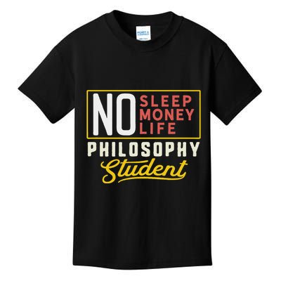 Funny Philosophy Major Studen Graduation Gift College Kids T-Shirt