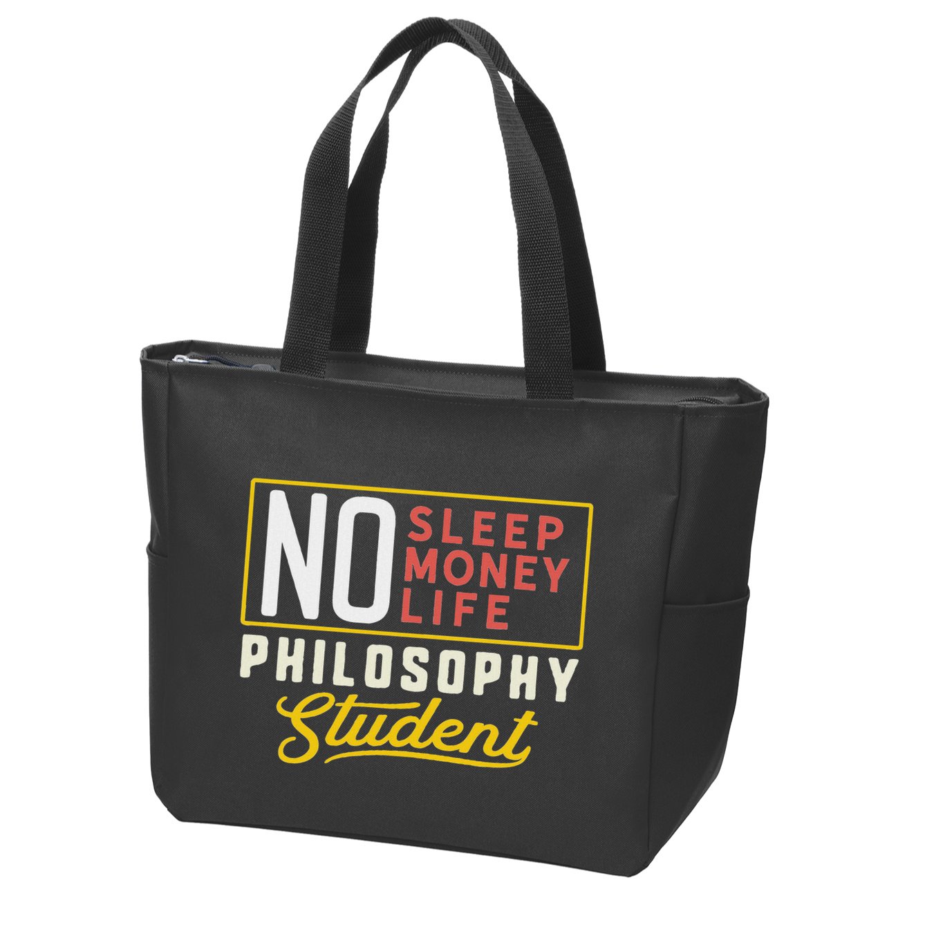 Funny Philosophy Major Studen Graduation Gift College Zip Tote Bag