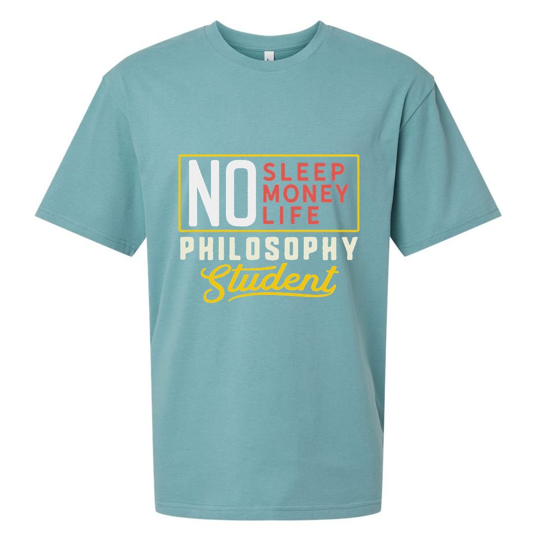 Funny Philosophy Major Studen Graduation Gift College Sueded Cloud Jersey T-Shirt