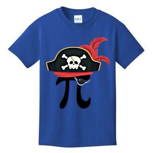 Funny Pirate Math Teacher Geek Pirate Lover Happy Pi Day Gift Kids T-Shirt