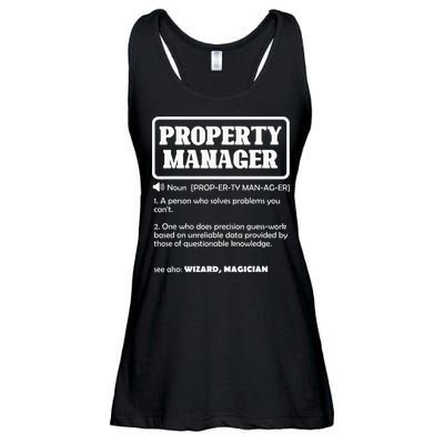 Funny Property Manager Definition Real Estate Management Ladies Essential Flowy Tank