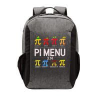 Funny Pi Menu Pi Day 3 Vector Backpack