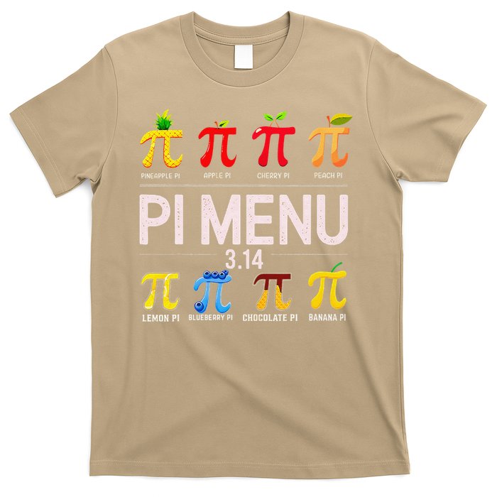Funny Pi Menu Pi Day 3 T-Shirt