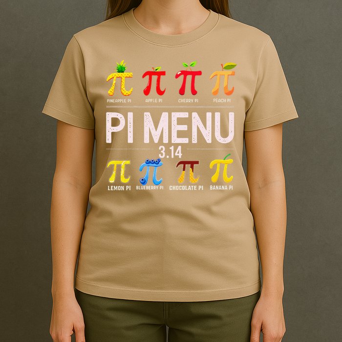 Funny Pi Menu Pi Day 3 T-Shirt
