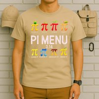 Funny Pi Menu Pi Day 3 T-Shirt