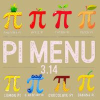 Funny Pi Menu Pi Day 3 Mousepad