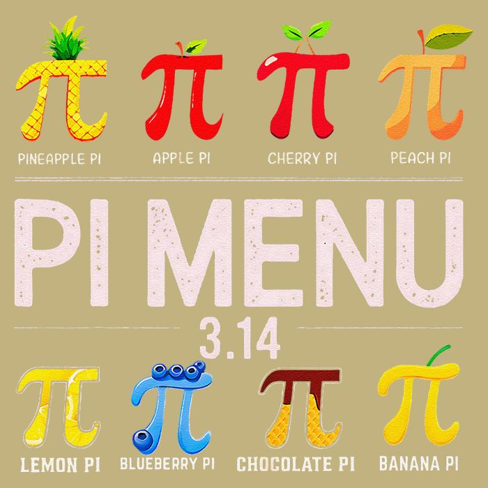 Funny Pi Menu Pi Day 3 Mousepad