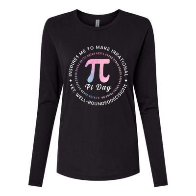 Funny Pi Math Science Teacher 3.14 Funny Pi Day Lovers Womens Cotton Relaxed Long Sleeve T-Shirt