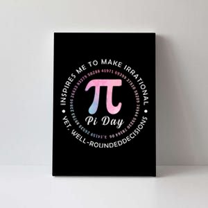 Funny Pi Math Science Teacher 3.14 Funny Pi Day Lovers Canvas