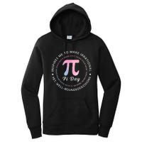 Funny Pi Math Science Teacher 3.14 Funny Pi Day Lovers Women's Pullover Hoodie