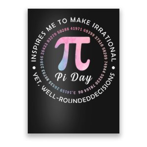 Funny Pi Math Science Teacher 3.14 Funny Pi Day Lovers Poster