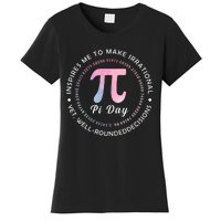 Funny Pi Math Science Teacher 3.14 Funny Pi Day Lovers Women's T-Shirt