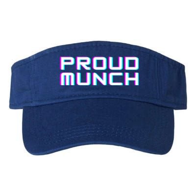 Funny Proud Munch Gift Valucap Bio-Washed Visor