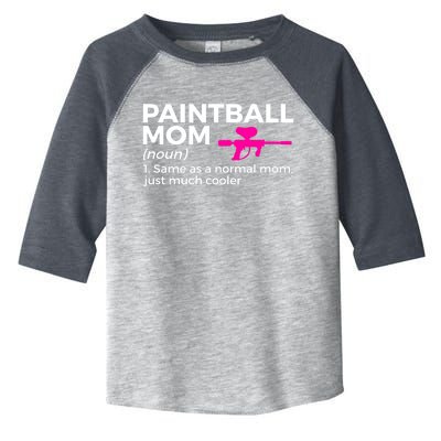 Funny Paintball Mom Definition Paintballing Gift Toddler Fine Jersey T-Shirt