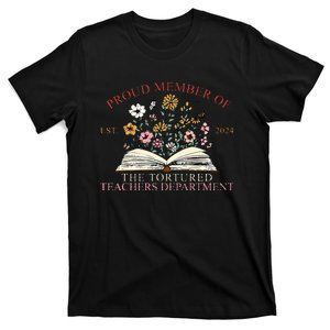 Funny Proud Member Of The Tortured Teachers Department T-Shirt