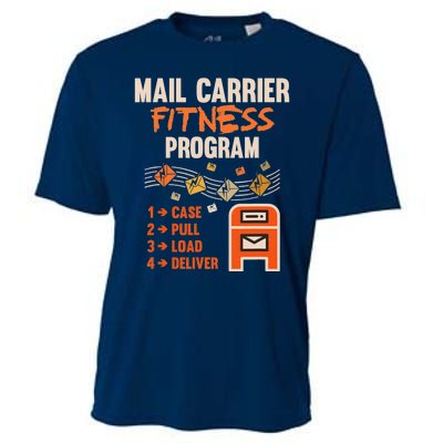 Funny Postman Mail Carrier Rural Carrier Letter Gift Cooling Performance Crew T-Shirt