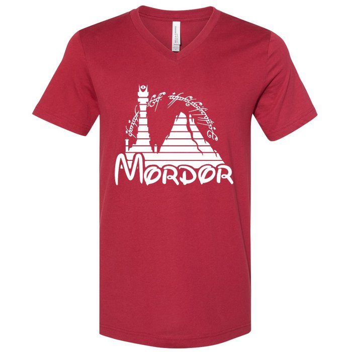 Fantasy Parody Mordor V-Neck T-Shirt