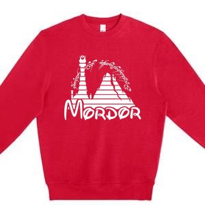 Fantasy Parody Mordor Premium Crewneck Sweatshirt