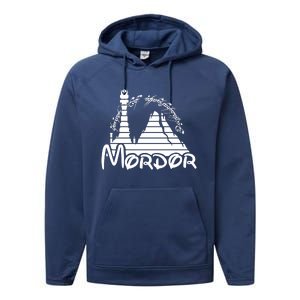 Fantasy Parody Mordor Performance Fleece Hoodie