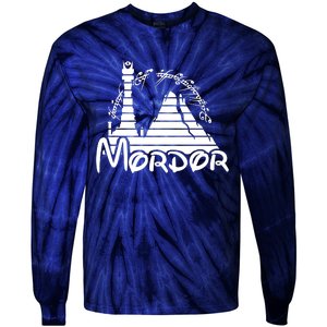 Fantasy Parody Mordor Tie-Dye Long Sleeve Shirt