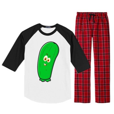 Funny Pickles Matter National Pickle Day Fun Celebration Gift Raglan Sleeve Pajama Set