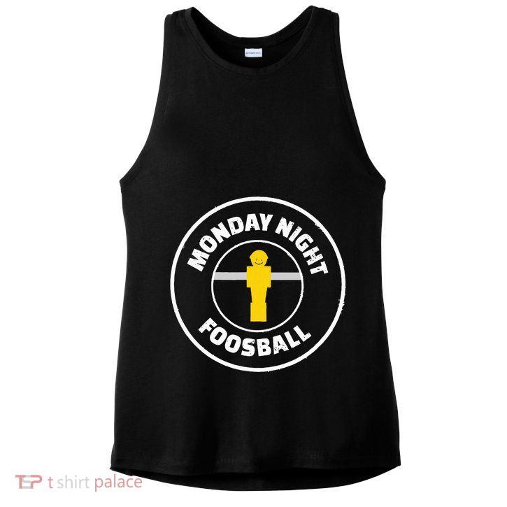 Football Parody Monday Night Foosball Ladies PosiCharge Tri-Blend Wicking Tank
