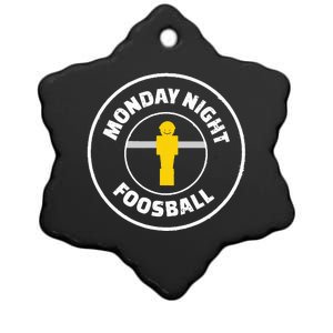 Football Parody Monday Night Foosball Ceramic Star Ornament