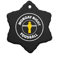 Football Parody Monday Night Foosball Ceramic Star Ornament