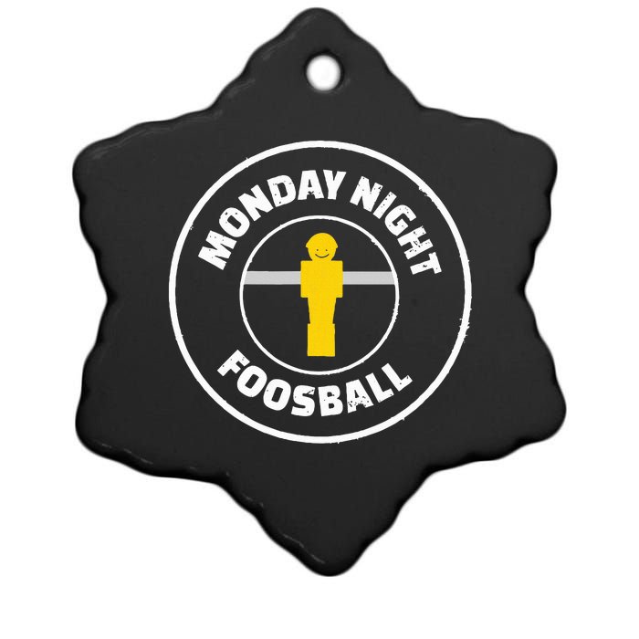 Football Parody Monday Night Foosball Ceramic Star Ornament