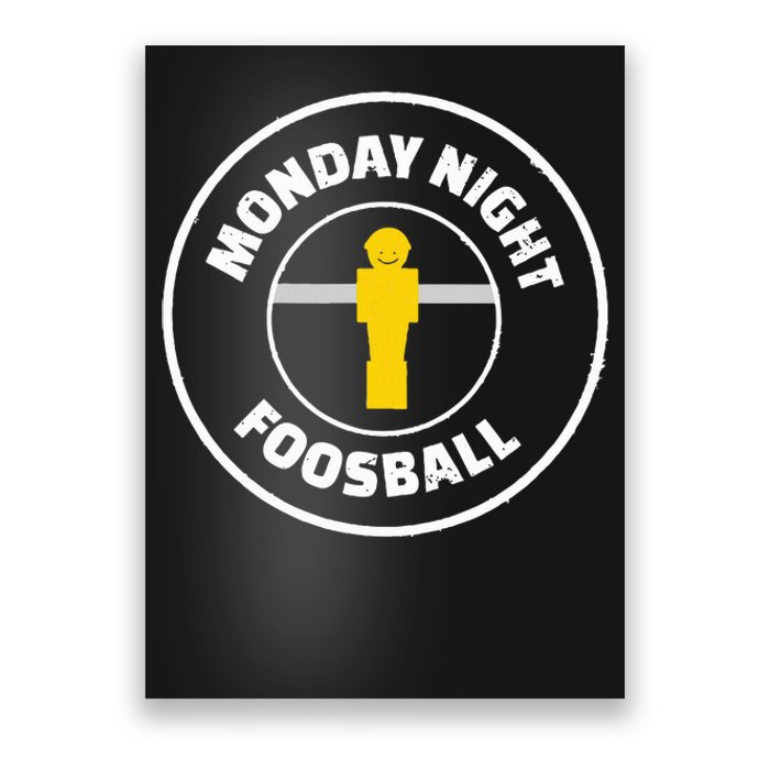 Football Parody Monday Night Foosball Poster