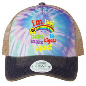 Funny Pride Month Lgbt Ally Rights Rainbow Equality Legacy Tie Dye Trucker Hat