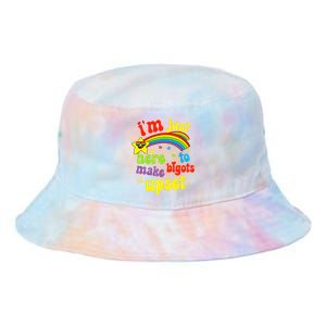 Funny Pride Month Lgbt Ally Rights Rainbow Equality Tie Dye Newport Bucket Hat