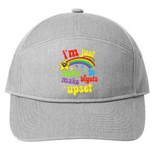 Funny Pride Month Lgbt Ally Rights Rainbow Equality 7-Panel Snapback Hat