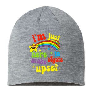 Funny Pride Month Lgbt Ally Rights Rainbow Equality Sustainable Beanie