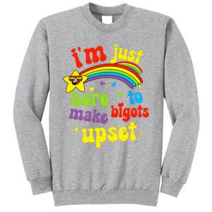 Funny Pride Month Lgbt Ally Rights Rainbow Equality Tall Sweatshirt