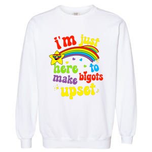 Funny Pride Month Lgbt Ally Rights Rainbow Equality Garment-Dyed Sweatshirt