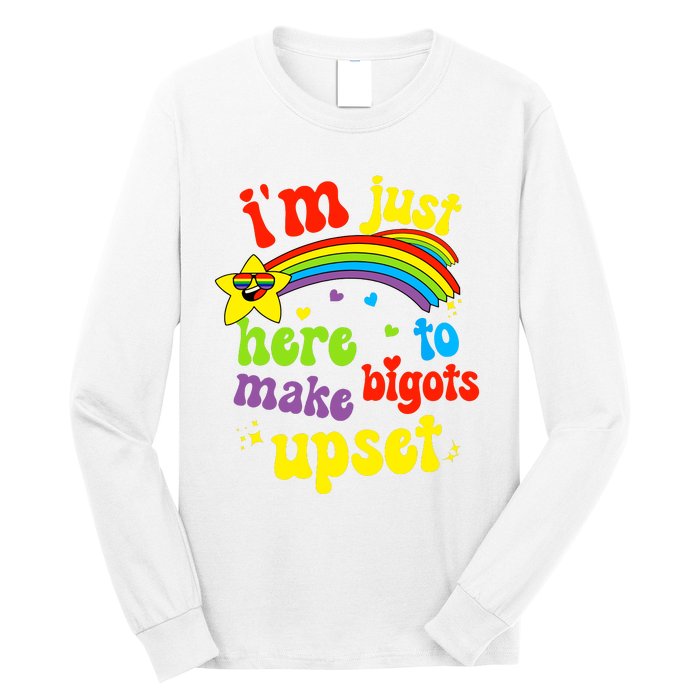 Funny Pride Month Lgbt Ally Rights Rainbow Equality Long Sleeve Shirt