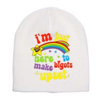 Funny Pride Month Lgbt Ally Rights Rainbow Equality Short Acrylic Beanie