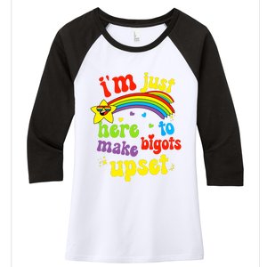 Funny Pride Month Lgbt Ally Rights Rainbow Equality Women's Tri-Blend 3/4-Sleeve Raglan Shirt