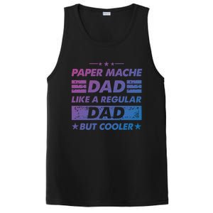 Funny Paper Mache Dad Like A Regular Dad But Cooler Gift PosiCharge Competitor Tank