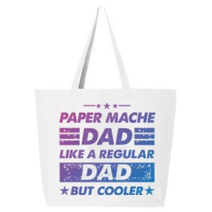 Funny Paper Mache Dad Like A Regular Dad But Cooler Gift 25L Jumbo Tote