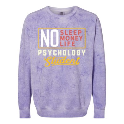 Funny Psychology Major Student Graduation Gift College Colorblast Crewneck Sweatshirt