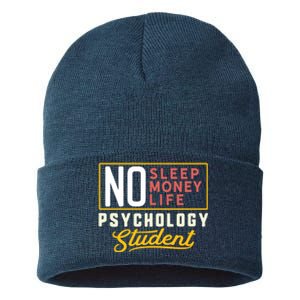 Funny Psychology Major Student Graduation Gift College Sustainable Knit Beanie