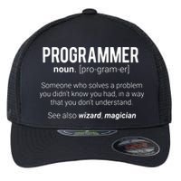 Funny Programmer Meaning Design Programmer Noun Defintion Flexfit Unipanel Trucker Cap